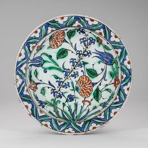 Polychrome Iznik Dish